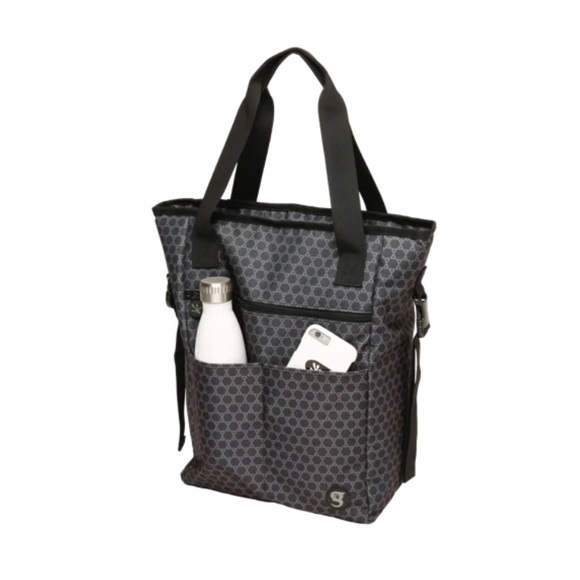 Geckobrands convertible tote & backpack black and grey like new - Picture 1 of 9